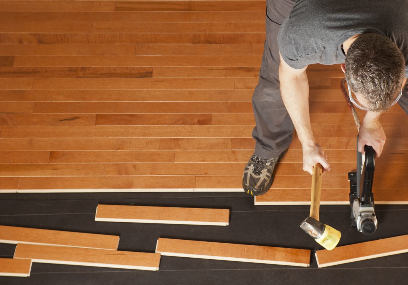 Hardwood installation | Sterling Carpet Shops, Inc